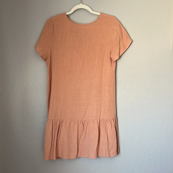 Pink Mini Ruffle Dress - Picture 3 of 5